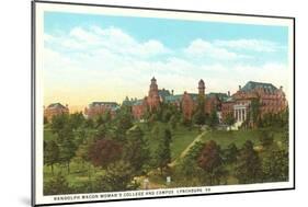 Randolph Macon Woman's College, Lynchburg, Virginia-null-Mounted Art Print