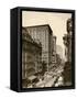 Randolph Street in the Chicago Loop, 1890s-null-Framed Stretched Canvas