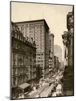 Randolph Street in the Chicago Loop, 1890s-null-Mounted Giclee Print