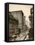 Randolph Street in the Chicago Loop, 1890s-null-Framed Stretched Canvas