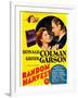 Random Harvest, Greer Garson and Ronald Colman on window card, 1942-null-Framed Art Print