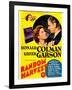 Random Harvest, Greer Garson and Ronald Colman on window card, 1942-null-Framed Art Print