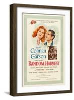 Random Harvest, Greer Garson, Ronald Colman, 1942-null-Framed Art Print