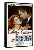 Random Harvest, Greer Garson, Ronald Colman, 1942-null-Framed Stretched Canvas