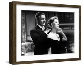 Random Harvest, Ronald Colman, Greer Garson, 1942, Fastening Necklace-null-Framed Photo