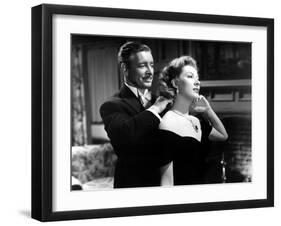 Random Harvest, Ronald Colman, Greer Garson, 1942, Fastening Necklace-null-Framed Photo