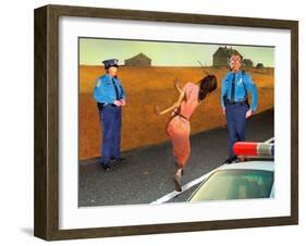 Random Testing-Barry Kite-Framed Art Print