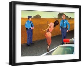 Random Testing-Barry Kite-Framed Art Print