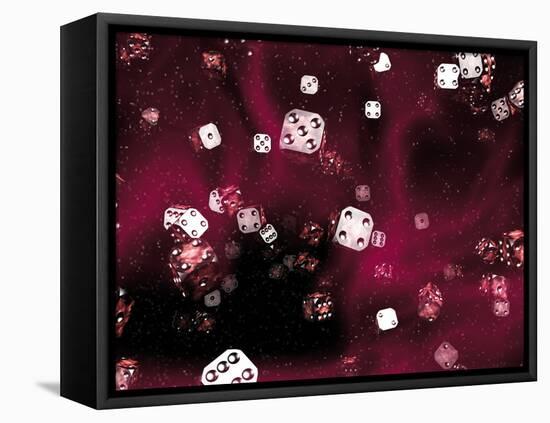 Random Universe-Christian Darkin-Framed Stretched Canvas