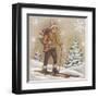 Randonnée À Ski-Stéphanie Holbert-Framed Art Print