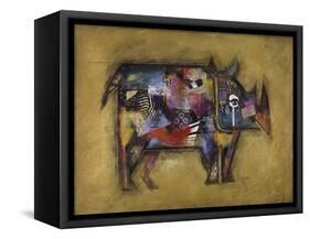 Randy the Rhino-John Douglas-Framed Stretched Canvas