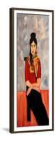 Ranee (Updated in Modigliani Style), 2016-Susan Adams-Framed Giclee Print