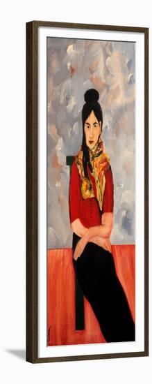 Ranee (Updated in Modigliani Style), 2016-Susan Adams-Framed Giclee Print