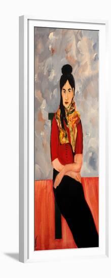 Ranee (Updated in Modigliani Style), 2016-Susan Adams-Framed Giclee Print