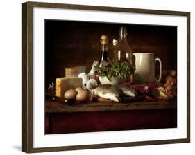 Range of Fresh Ingredients for Cooking-Steve Lupton-Framed Photographic Print