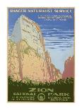 Zion National Park, ca. 1938-Ranger Naturalist Service-Art Print
