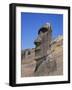 Rano Raraku, Moai on Inner Slopes of Volcanic Crater, Easter Island, Chile, Pacific-Geoff Renner-Framed Photographic Print