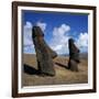 Rano Raraku, Outer Crater Slopes, Birthplace of the Moai (Statues), Unesco World Heritage Site-Geoff Renner-Framed Photographic Print