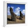 Rano Raraku, Outer Crater Slopes, Birthplace of the Moai (Statues), Unesco World Heritage Site-Geoff Renner-Framed Photographic Print