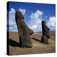 Rano Raraku, Outer Crater Slopes, Birthplace of the Moai (Statues), Unesco World Heritage Site-Geoff Renner-Stretched Canvas