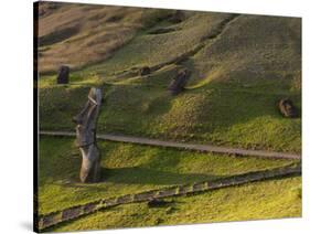 Rano Raraku, Rapa Nui, Easter Island, Chile-Sergio Pitamitz-Stretched Canvas