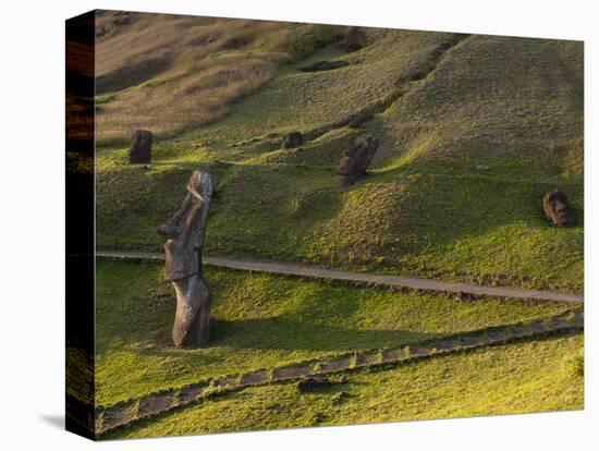 Rano Raraku, Rapa Nui, Easter Island, Chile-Sergio Pitamitz-Stretched Canvas