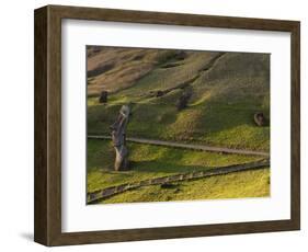 Rano Raraku, Rapa Nui, Easter Island, Chile-Sergio Pitamitz-Framed Photographic Print