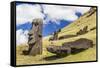 Rano Raraku-Michael Nolan-Framed Stretched Canvas