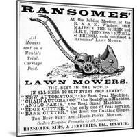 Ransome's Lawn Mowers-null-Mounted Art Print