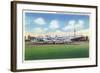 Rantoul, Illinois - View of the B-15A Plane at Chanute Field-Lantern Press-Framed Art Print