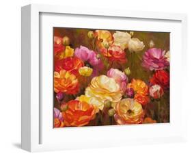 Ranunculus Garden-Emma Styles-Framed Art Print