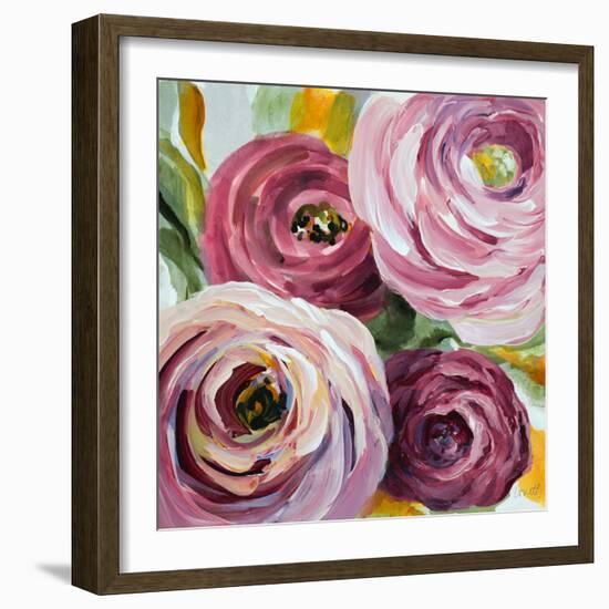 Ranunculus Rosa II-Lanie Loreth-Framed Premium Giclee Print