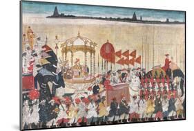 Rao Tuljaji in Procession, C.1775-null-Mounted Giclee Print