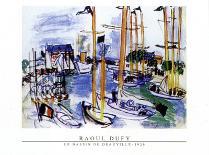 Dimanche a Deauvilie-Raoul Dufy-Framed Art Print