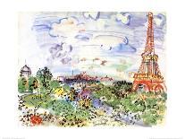 La Tour Eiffel, c.1935-Raoul Dufy-Art Print