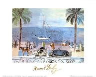 Epsom, La Course-Raoul Dufy-Mounted Premium Giclee Print