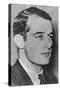 Raoul Gustaf Wallenberg in a Diplomatic Identification Photo-null-Stretched Canvas