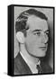 Raoul Gustaf Wallenberg in a Diplomatic Identification Photo-null-Framed Stretched Canvas