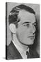 Raoul Gustaf Wallenberg in a Diplomatic Identification Photo-null-Stretched Canvas