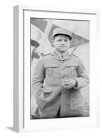 Raoul Lufbery, French-American Fighter Pilot and Flying Ace of World War I, 1914-1918-null-Framed Giclee Print