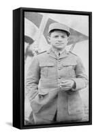 Raoul Lufbery, French-American Fighter Pilot and Flying Ace of World War I, 1914-1918-null-Framed Stretched Canvas