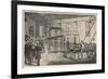 Raoul Pictet Conducts an Experiment to Liquefy and Solidify Hydrogen Gas-Baude-Framed Art Print