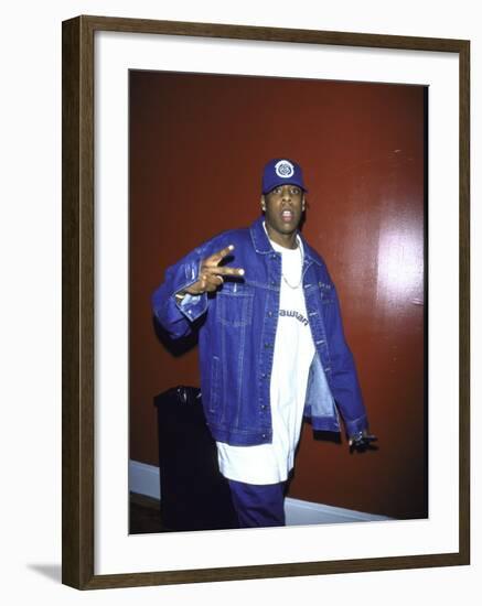 Rap Artist Jay-Z-Sylvain Gaboury-Framed Premium Photographic Print