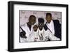 Rap Artists Dj Jazzy Jeff, Flavor Flav and Will Smith at the American Music Awards-null-Framed Premium Photographic Print