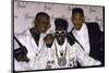 Rap Artists Dj Jazzy Jeff, Flavor Flav and Will Smith at the American Music Awards-null-Mounted Premium Photographic Print