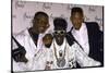 Rap Artists Dj Jazzy Jeff, Flavor Flav and Will Smith at the American Music Awards-null-Mounted Premium Photographic Print