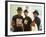 Rap Group Run DMC: Darryl McDaniels, Joe Simmons and Jason Mizell-David Mcgough-Framed Premium Photographic Print