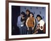Rap Group the Beastie Boys Adam Horovitz, Adam Yauch, and Mike Diamond with Dj Hurricane-null-Framed Premium Photographic Print