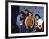 Rap Group the Beastie Boys Adam Horovitz, Adam Yauch, and Mike Diamond with Dj Hurricane-null-Framed Premium Photographic Print