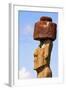 Rapa Nui National Park, Easter Island. Moai Statue-Janet Muir-Framed Photographic Print